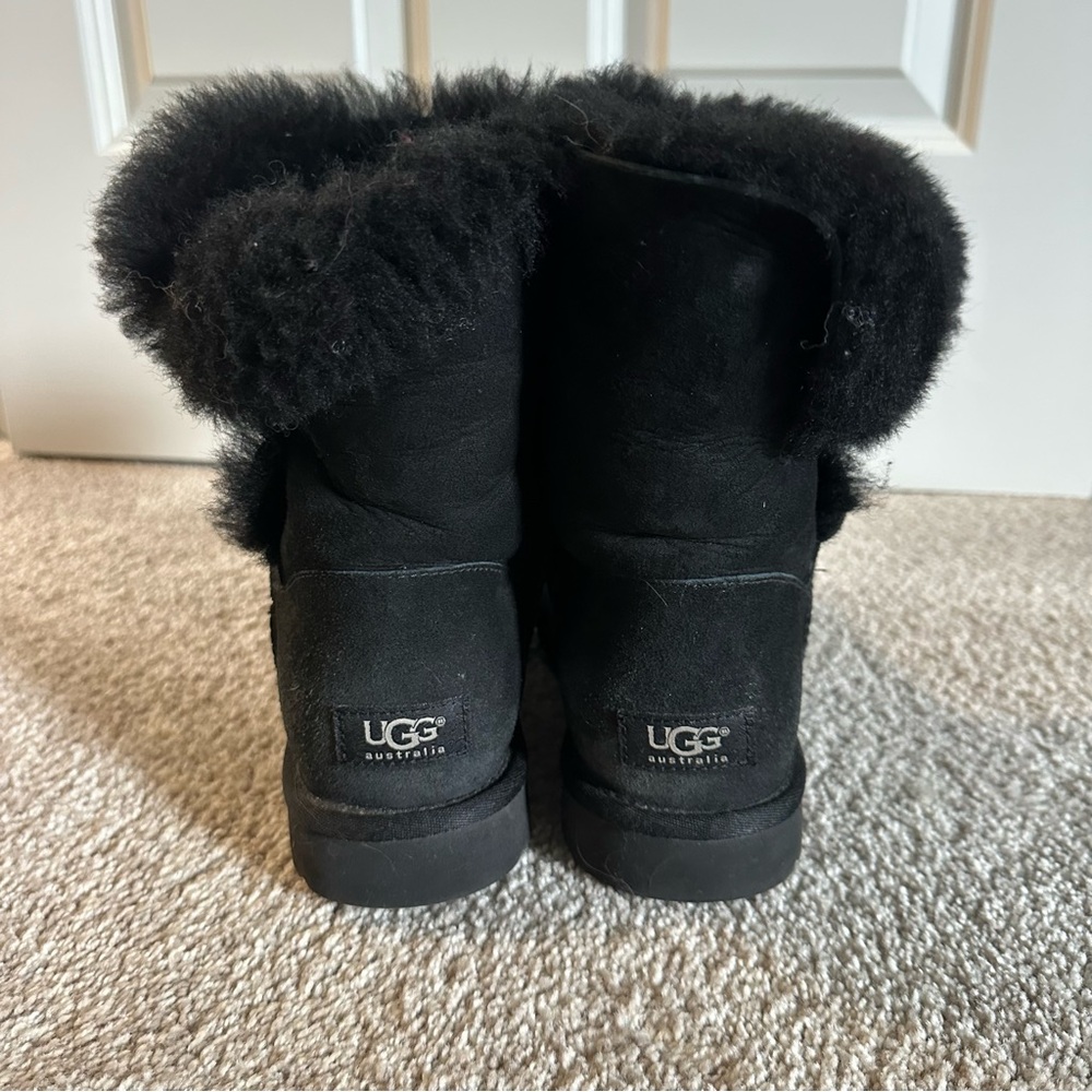 UGG Classic Black Sheepskin Boots